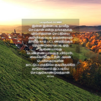 Picture 04 - 1 சாமுவேல் 27:11 TAMIRV - இன்ன இன்னபடி - Bible Verse Picture