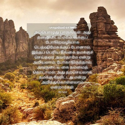 Picture 04 - 1 சாமுவேல் 6:9 TAMIRV - அப்பொழுது - Bible Verse Picture