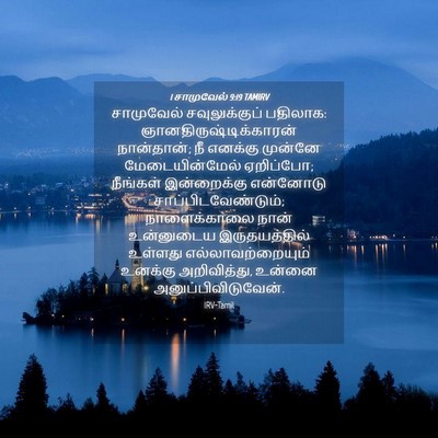 Picture 04 - 1 சாமுவேல் 9:19 TAMIRV - சாமுவேல் - Bible Verse Picture