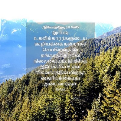 Picture 04 - 1 தீமோத்தேயு 3:13 TAMIRV - இப்படி - Bible Verse Picture
