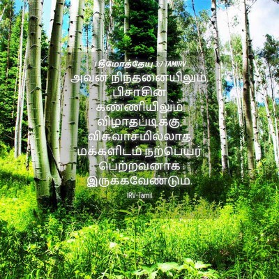 Picture 04 - 1 தீமோத்தேயு 3:7 TAMIRV - அவன் - Bible Verse Picture