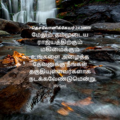 Picture 04 - 1 தெசலோனிக்கேயர் 2:11 TAMIRV - மேலும், தம்முடைய - Bible Verse Picture