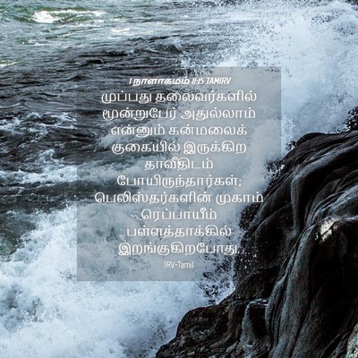 Picture 04 - 1 நாளாகமம் 11:15 TAMIRV - முப்பது - Bible Verse Picture