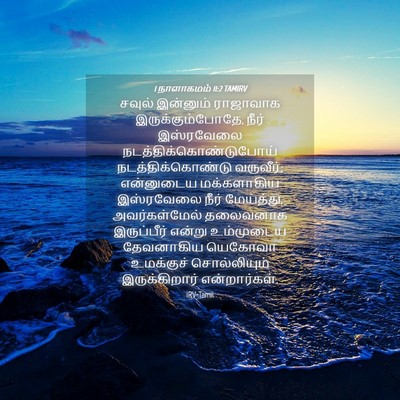 Picture 04 - 1 நாளாகமம் 11:2 TAMIRV - சவுல் இன்னும் - Bible Verse Picture