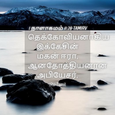 Picture 04 - 1 நாளாகமம் 11:28 TAMIRV - தெக்கோவியனாகிய - Bible Verse Picture
