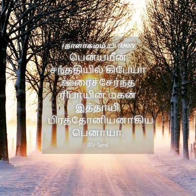 Picture 04 - 1 நாளாகமம் 11:31 TAMIRV - பென்யமீன் - Bible Verse Picture
