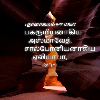 Picture 04 - 1 நாளாகமம் 11:33 TAMIRV - பகரூமியனாகிய - Bible Verse Picture
