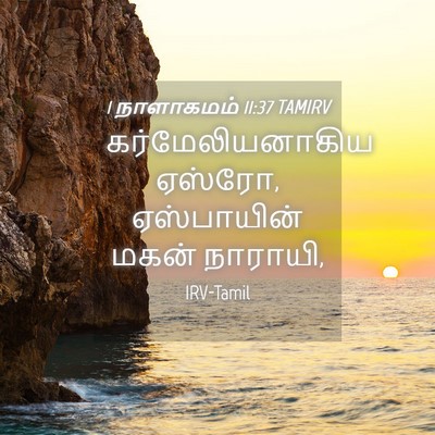 Picture 04 - 1 நாளாகமம் 11:37 TAMIRV - கர்மேலியனாகிய - Bible Verse Picture