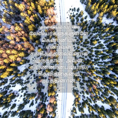 Picture 04 - 1 நாளாகமம் 15:22 TAMIRV -  - Bible Verse Picture
