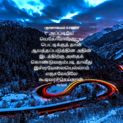Picture 04 - 1 நாளாகமம் 15:3 TAMIRV - அப்படியே - Bible Verse Picture
