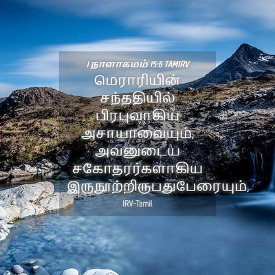 Picture 04 - 1 நாளாகமம் 15:6 TAMIRV - மெராரியின் - Bible Verse Picture