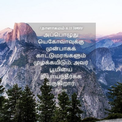 Picture 04 - 1 நாளாகமம் 16:33 TAMIRV - அப்பொழுது - Bible Verse Picture