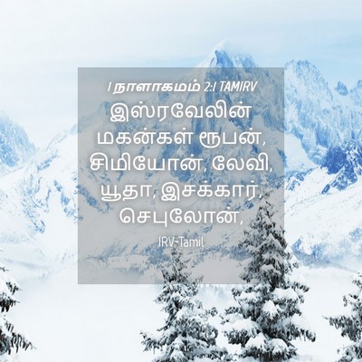 Picture 04 - 1 நாளாகமம் 2:1 TAMIRV - இஸ்ரவேலின் - Bible Verse Picture