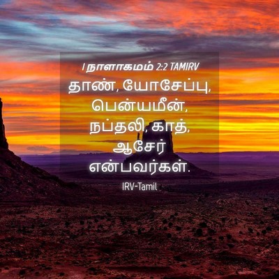 Picture 04 - 1 நாளாகமம் 2:2 TAMIRV - தாண், யோசேப்பு, - Bible Verse Picture