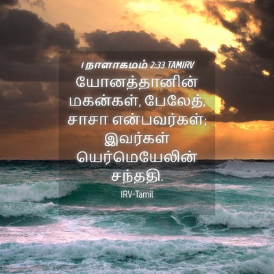 Picture 04 - 1 நாளாகமம் 2:33 TAMIRV - யோனத்தானின் - Bible Verse Picture