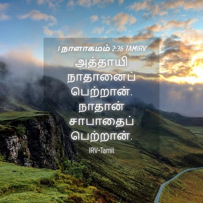 Picture 04 - 1 நாளாகமம் 2:36 TAMIRV - அத்தாயி நாதானைப் - Bible Verse Picture