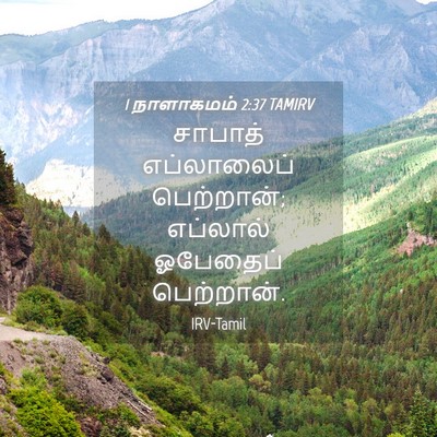 Picture 04 - 1 நாளாகமம் 2:37 TAMIRV - சாபாத் எப்லாலைப் - Bible Verse Picture