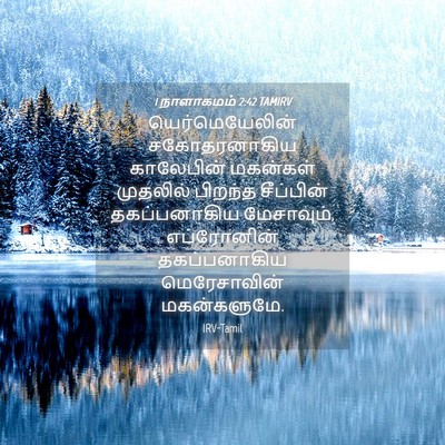 Picture 04 - 1 நாளாகமம் 2:42 TAMIRV - யெர்மெயேலின் - Bible Verse Picture