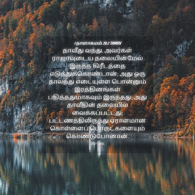 Picture 04 - 1 நாளாகமம் 20:2 TAMIRV - தாவீது வந்து, - Bible Verse Picture