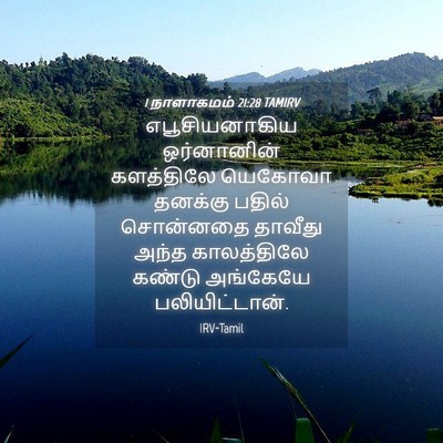 Picture 04 - 1 நாளாகமம் 21:28 TAMIRV - எபூசியனாகிய - Bible Verse Picture