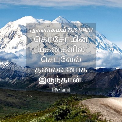Picture 04 - 1 நாளாகமம் 23:16 TAMIRV - கெர்சோமின் - Bible Verse Picture