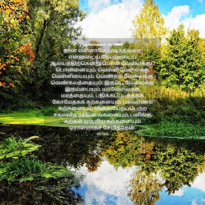Picture 04 - 1 நாளாகமம் 29:2 TAMIRV - நான் என்னாலே - Bible Verse Picture