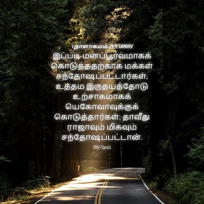 Picture 04 - 1 நாளாகமம் 29:9 TAMIRV - இப்படி - Bible Verse Picture