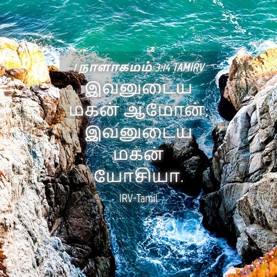 Picture 04 - 1 நாளாகமம் 3:14 TAMIRV - இவனுடைய மகன் - Bible Verse Picture