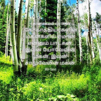 Picture 04 - 1 நாளாகமம் 6:33 TAMIRV - கோகாத்தியர்களின் - Bible Verse Picture