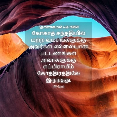 Picture 04 - 1 நாளாகமம் 6:66 TAMIRV - கோகாத் சந்ததியில் - Bible Verse Picture