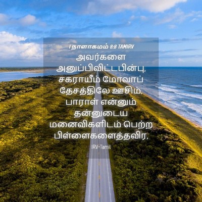 Picture 04 - 1 நாளாகமம் 8:8 TAMIRV - அவர்களை - Bible Verse Picture