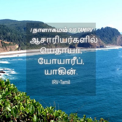 Picture 04 - 1 நாளாகமம் 9:10 TAMIRV - ஆசாரியர்களில் - Bible Verse Picture