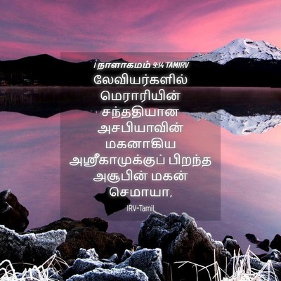 Picture 04 - 1 நாளாகமம் 9:14 TAMIRV - லேவியர்களில் - Bible Verse Picture
