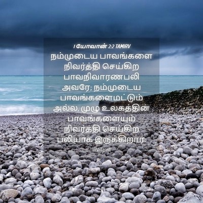 Picture 04 - 1 யோவான் 2:2 TAMIRV - நம்முடைய பாவங்களை - Bible Verse Picture