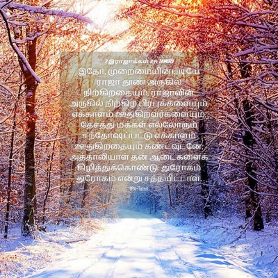 Picture 04 - 2 இராஜாக்கள் 11:14 TAMIRV - இதோ, - Bible Verse Picture