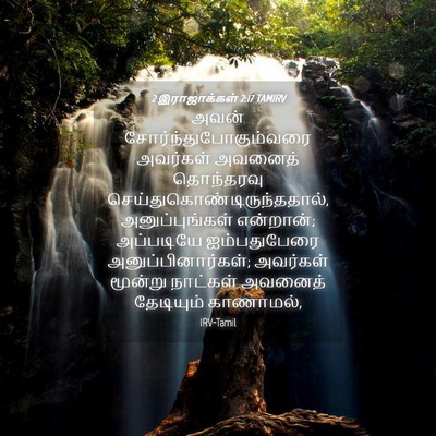 Picture 04 - 2 இராஜாக்கள் 2:17 TAMIRV - அவன் - Bible Verse Picture