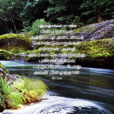 Picture 04 - 2 இராஜாக்கள் 20:7 TAMIRV - பின்பு ஏசாயா: - Bible Verse Picture