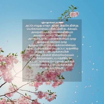 Picture 04 - 2 இராஜாக்கள் 23:3 TAMIRV - அப்பொழுது ராஜா, - Bible Verse Picture