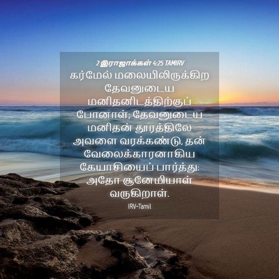 Picture 04 - 2 இராஜாக்கள் 4:25 TAMIRV - கர்மேல் - Bible Verse Picture