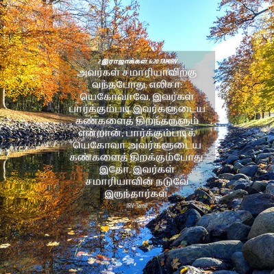 Picture 04 - 2 இராஜாக்கள் 6:20 TAMIRV - அவர்கள் - Bible Verse Picture