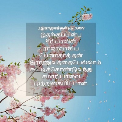 Picture 04 - 2 இராஜாக்கள் 6:24 TAMIRV - இதற்குப்பின்பு - Bible Verse Picture