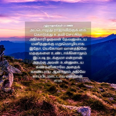 Picture 04 - 2 இராஜாக்கள் 7:2 TAMIRV - அப்பொழுது - Bible Verse Picture
