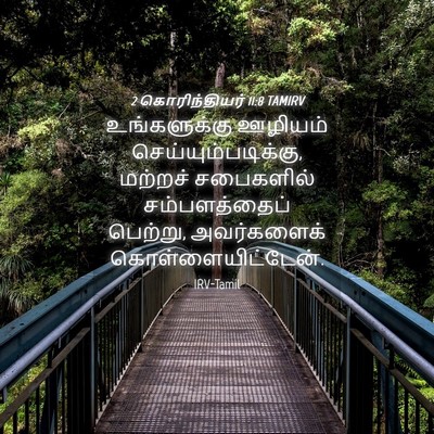 Picture 04 - 2 கொரிந்தியர் 11:8 TAMIRV - உங்களுக்கு ஊழியம் - Bible Verse Picture