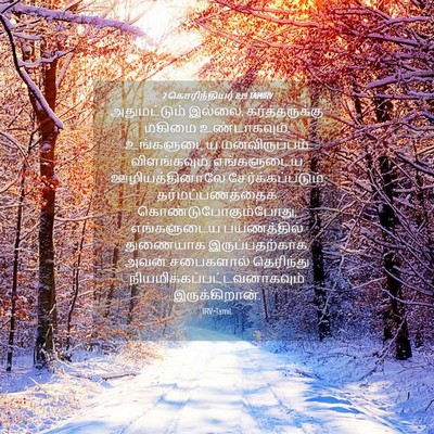 Picture 04 - 2 கொரிந்தியர் 8:19 TAMIRV - அதுமட்டும் இல்லை, - Bible Verse Picture