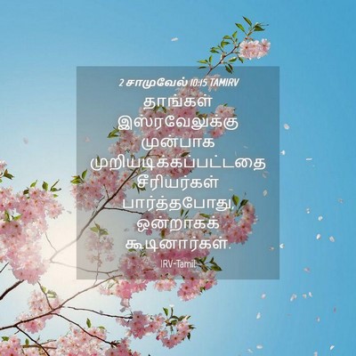 Picture 04 - 2 சாமுவேல் 10:15 TAMIRV - தாங்கள் - Bible Verse Picture
