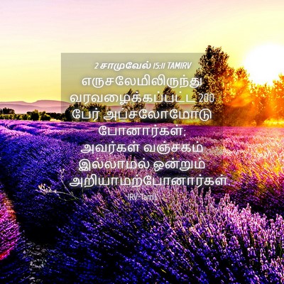 Picture 04 - 2 சாமுவேல் 15:11 TAMIRV - எருசலேமிலிருந்து - Bible Verse Picture