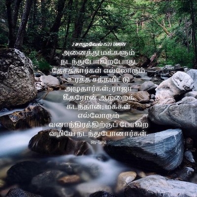 Picture 04 - 2 சாமுவேல் 15:23 TAMIRV - அனைத்து மக்களும் - Bible Verse Picture