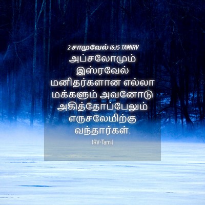 Picture 04 - 2 சாமுவேல் 16:15 TAMIRV - அப்சலோமும் - Bible Verse Picture