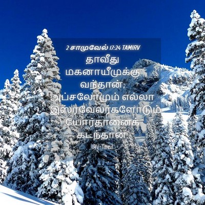 Picture 04 - 2 சாமுவேல் 17:24 TAMIRV - தாவீது - Bible Verse Picture