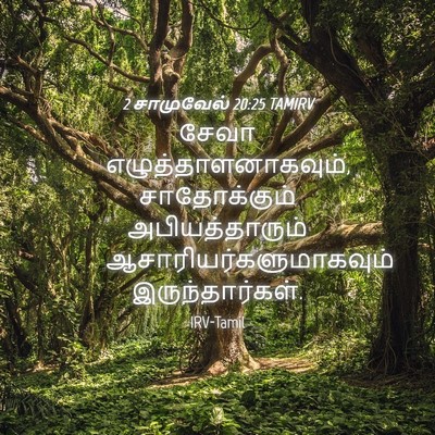 Picture 04 - 2 சாமுவேல் 20:25 TAMIRV - சேவா - Bible Verse Picture